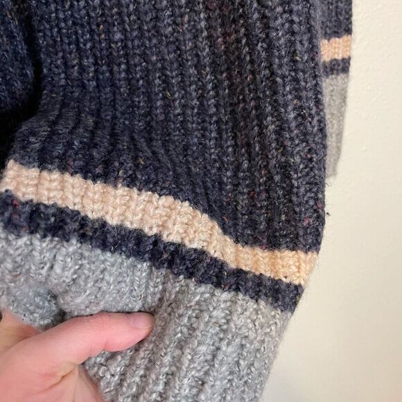 Fat Face Open Front Cardigan Navy Sweater Size 2 - Picture 7 of 9